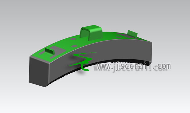 Railway brake shoes